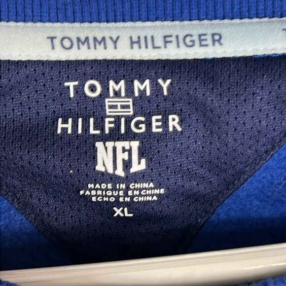 🔥🏈 LOS ANGELES RAMS x TOMMY HILFIGER Colab CREWNECK Sweatshirt Men Sz XL - EUC - Picture 7 of 9